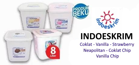 Es krim pesta Indoeskrim 8 liter dalam ember untuk hajatan dan ulang tahun